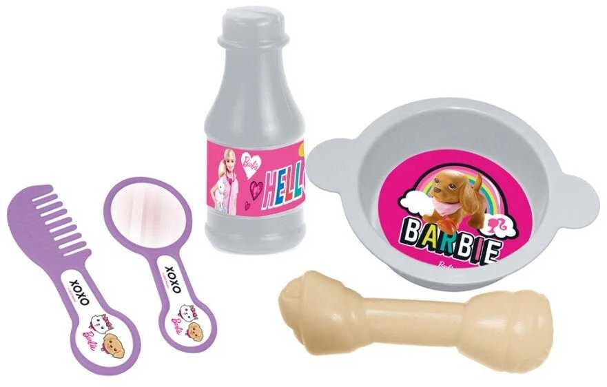 Lena Rinkinys mano pirmasis šuo Dolu Barbie + priedai, 1605