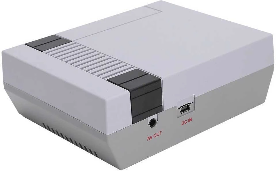 Mini 8 bitų retro televizoriaus vaizdo žaidimų konsolė su dviguba žaidimų pulto palaikymu TV išvestis 110?240VEU kištukas
