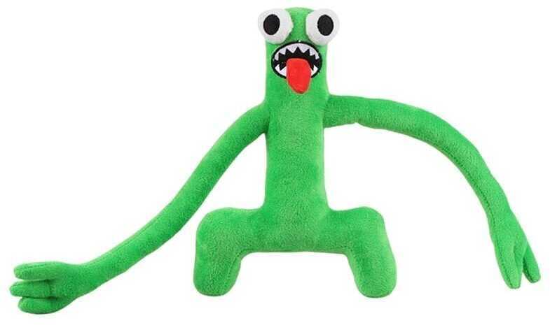 Select Minkštas pliušinis žaislas Rainbow friends, žaliasis ilgarankis, 30cm