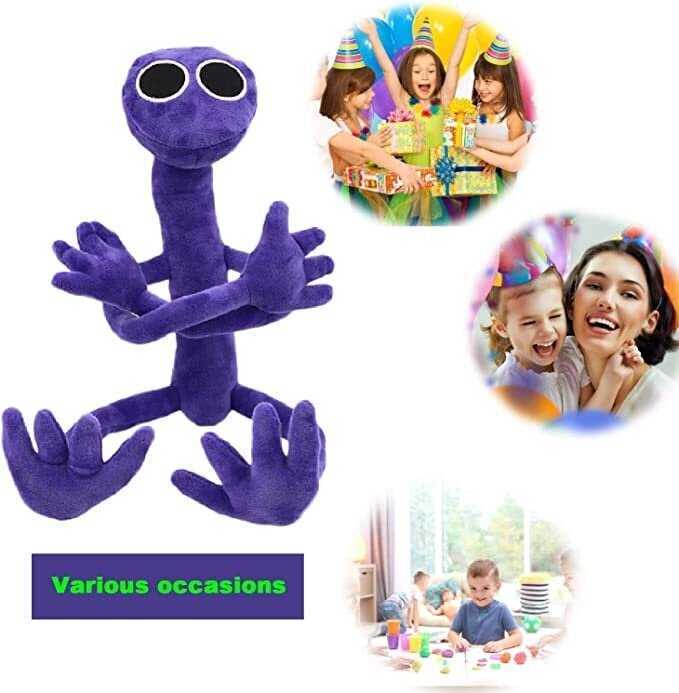 Select Minkštas pliušinis žaislas Rainbow friends, violetinis, 30cm