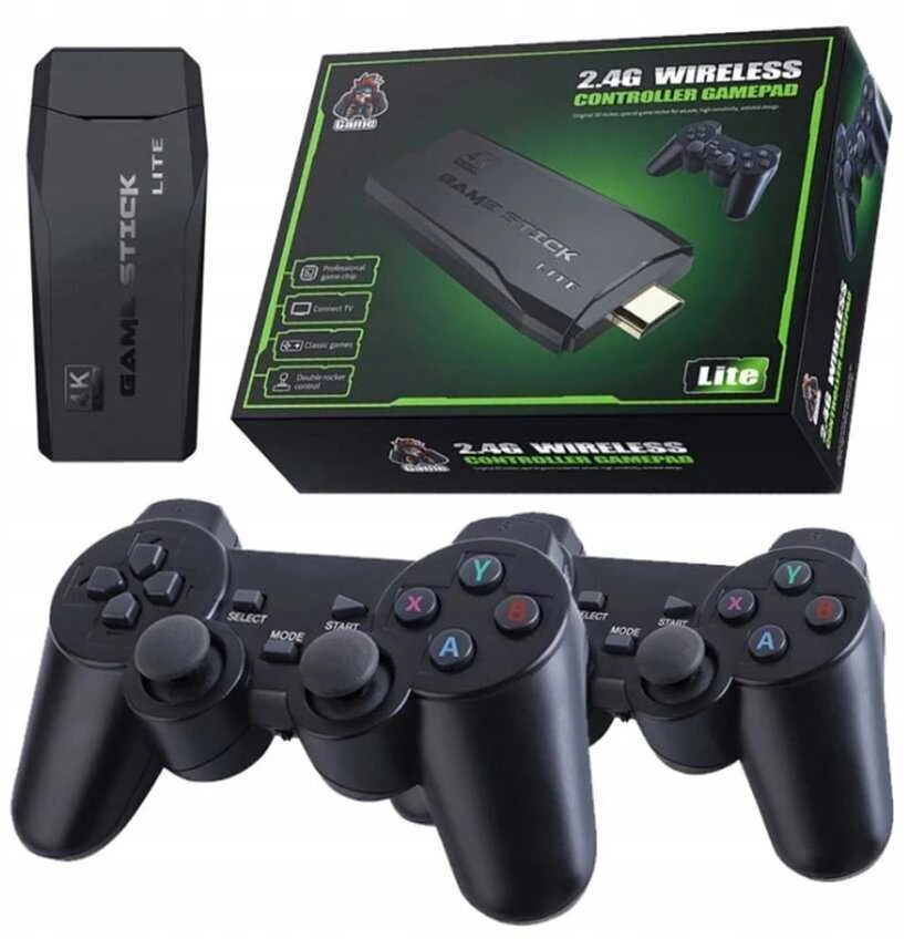 Pegasus Retro konsole su Hdmi televizoriumi, belaidėmis dviem pulteliais ir 128 GB atmintimi