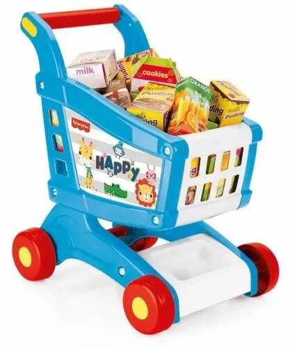 Pirkinių krepšelis su 16 priedų, Dolu Fisher Price 48 cm, 1806