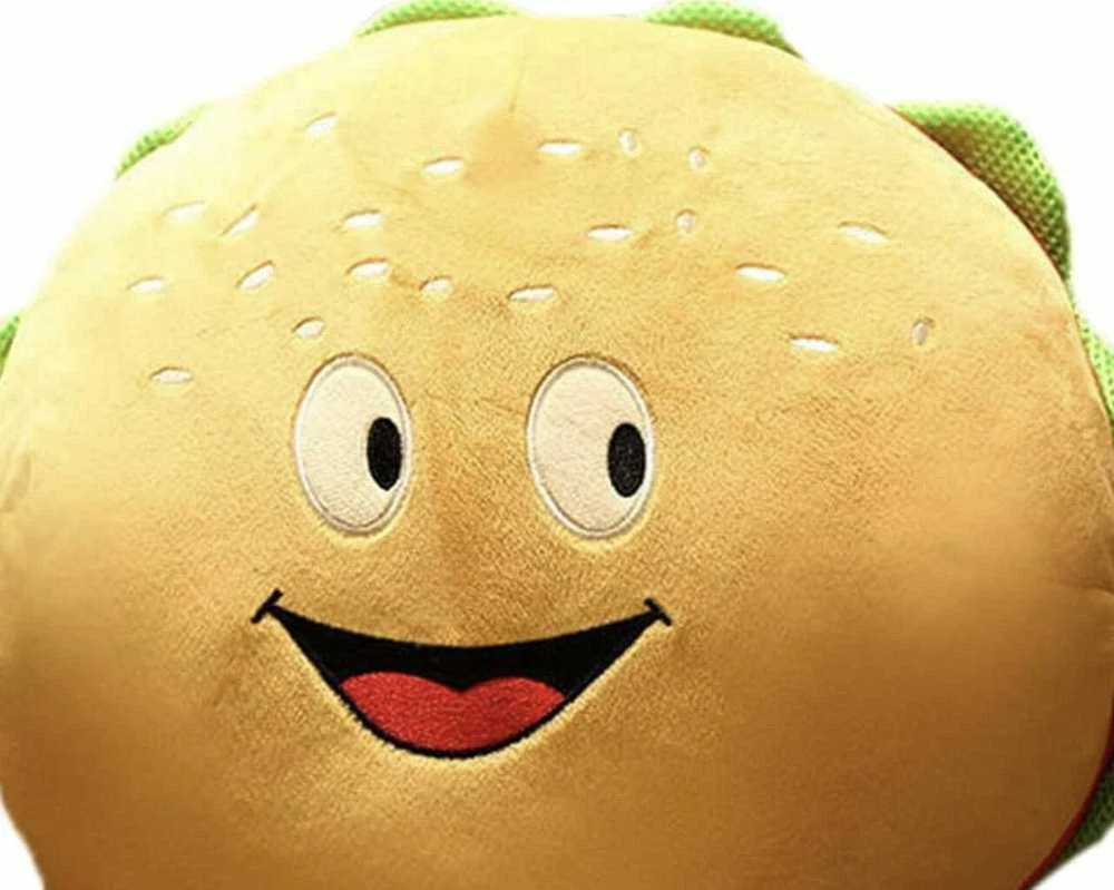Pliušinis žaislas HappyJoe Mėsainis, 30 cm