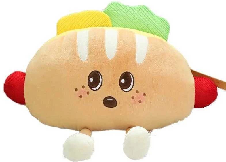 Pliušinis žaislas HappyJoe Hot Dog pagalvėlė 30 cm