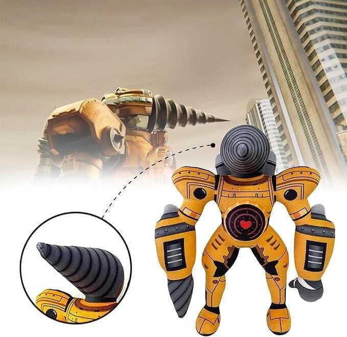 Pliušinis žaislas HappyJoe Skibidi Toilet, King Drill, 30cm