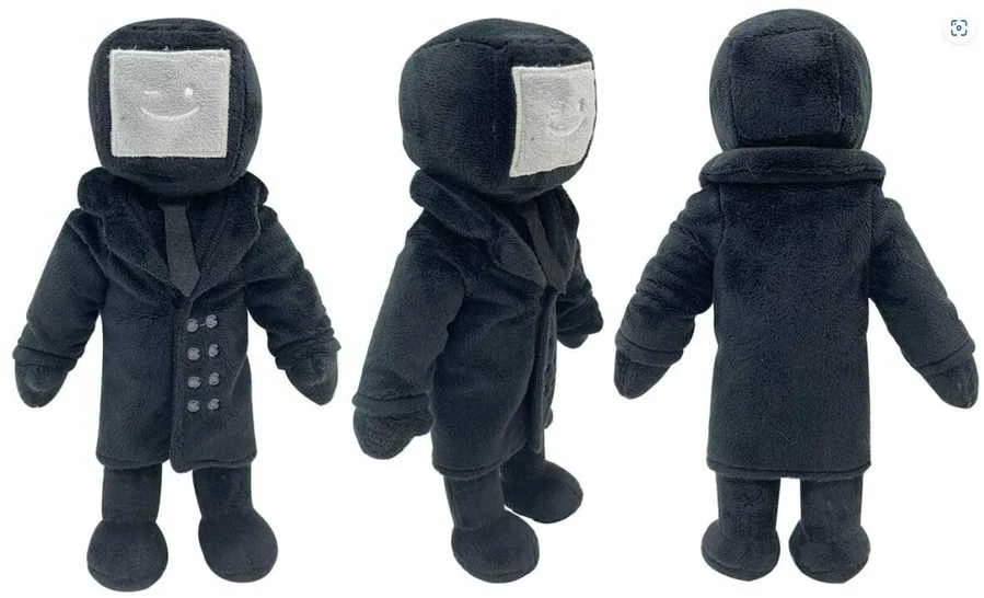 Pliušinis žaislas HappyJoe Skibidi Toilet, TV Man, 25cm