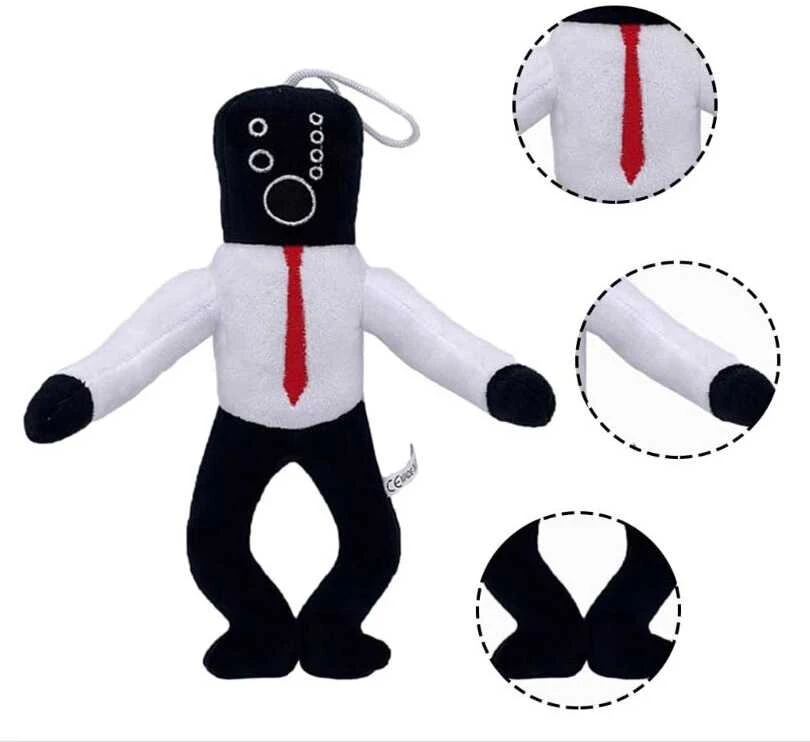 Pliušinis žaislas HappyJoe Skibidi Toilet, Audio Man 26cm