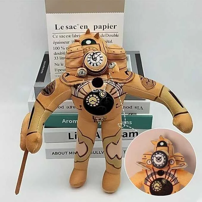 Pliušinis žaislas HappyJoe Skibidi Toilet, King Drill, 30cm