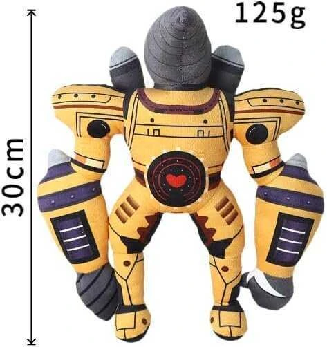 Pliušinis žaislas HappyJoe Skibidi Toilet, King Drill, 30cm