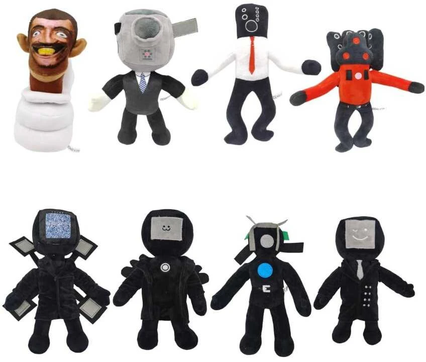 Pliušinis žaislas HappyJoe Skibidi Toilet, TV Man Titan, 25cm
