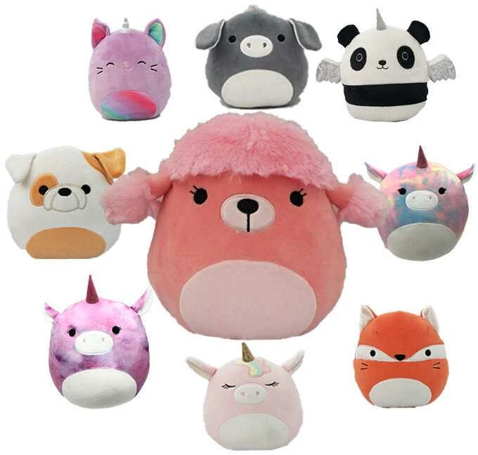Pliušinis žaislas HappyJoe Squishmallows, rožinis vienaragis, 20cm