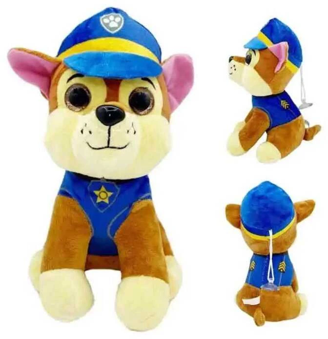 Pliušinis žaislas HappyJoe Šunyčiai patruliai, Chase, 25cm