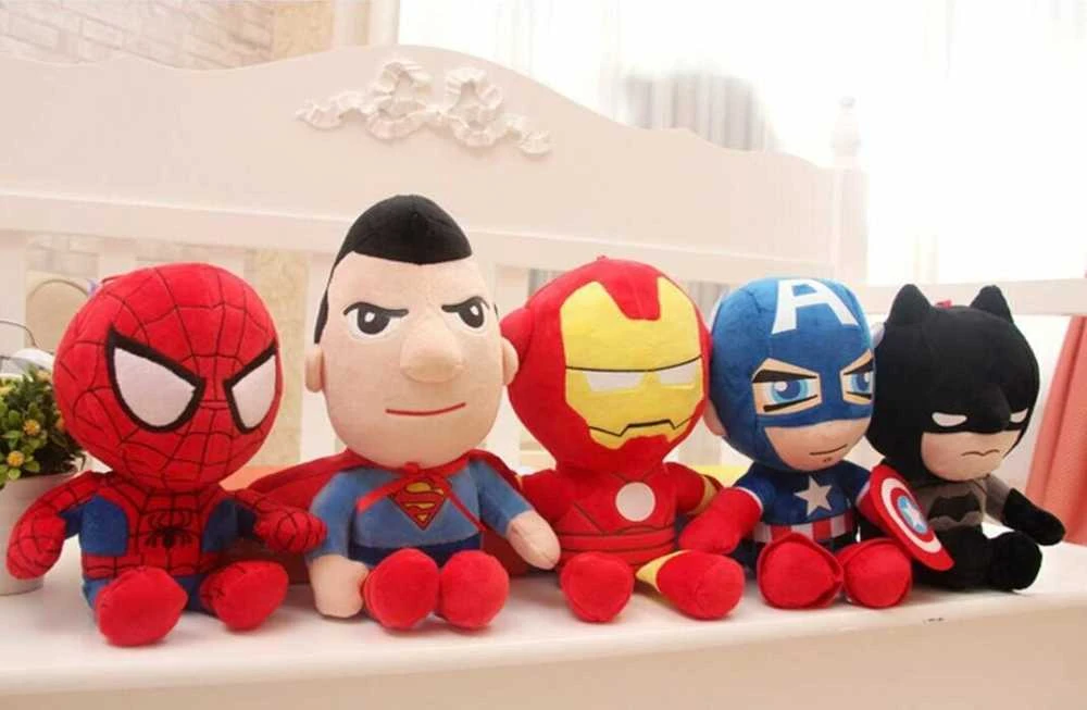 Pliušinis žaislas HappyJoe Superherojus, Super Man, 27cm