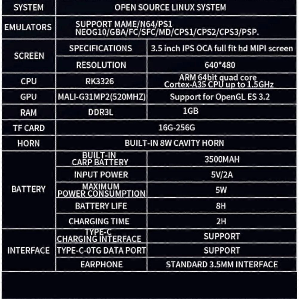 R36s delninė žaidimų konsolė 3,5 colio Ips ekranas retro žaidimų konsolė Linux sistemos ekranas nešiojamas kišeninis vaizdo grotuvas 128G baltas