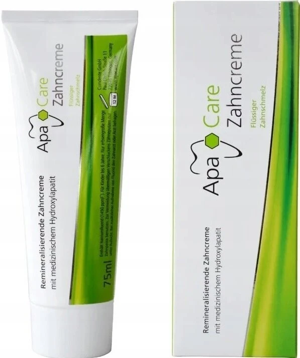 Remineralizuojanti dantų pasta ApaCare, 3x75ml