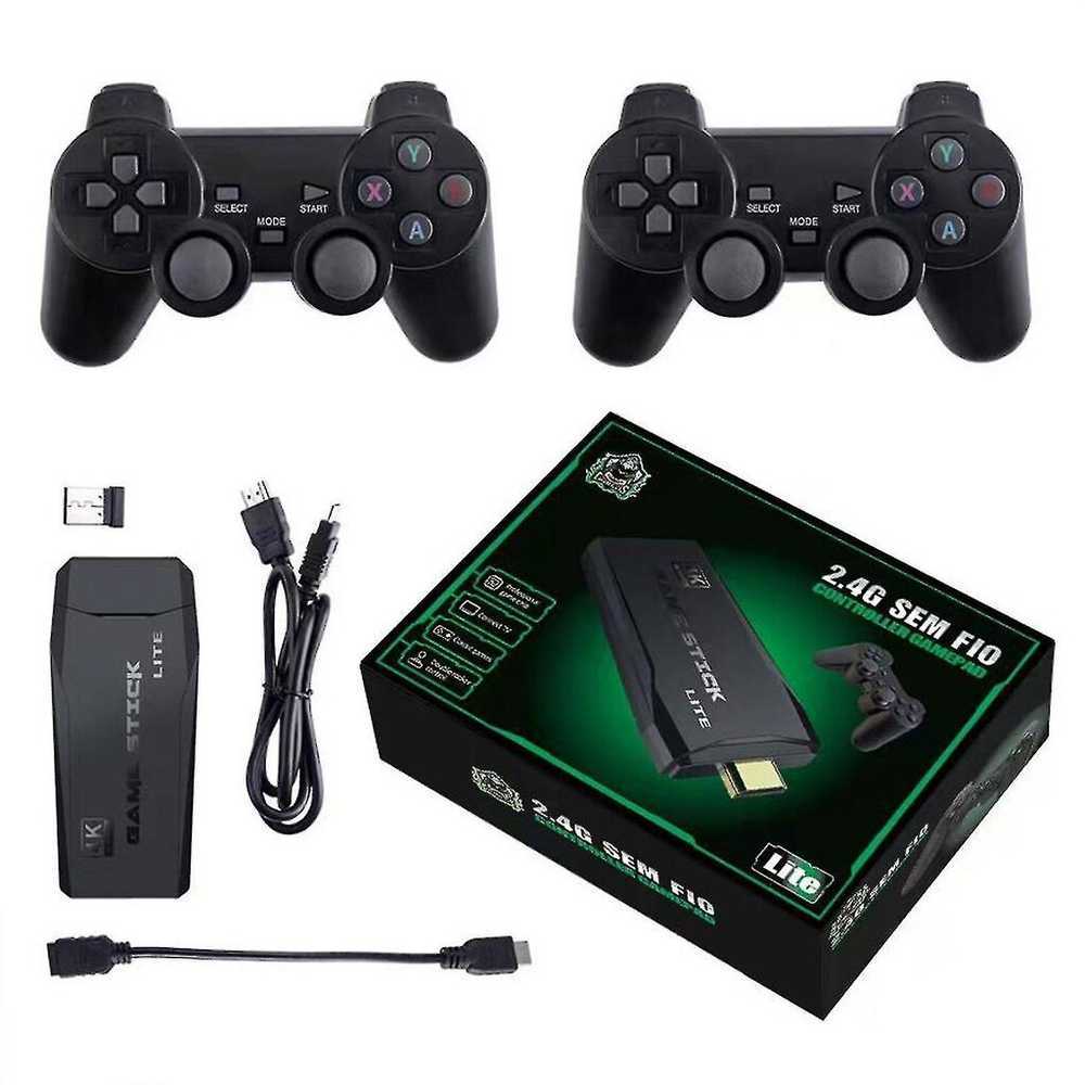 Retro 20000+ 4k Hdmi Tv Video Game Stick Retro žaidimų konsolė su 2 belaidžiais valdikliais 4k Game Stick,