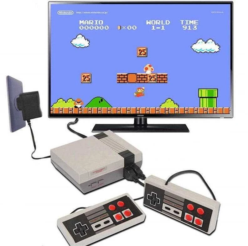 Riff AV620 Retro TV AV analoginė žaidimų konsolė su dviem valdikliais su 620 integruotų žaidimų