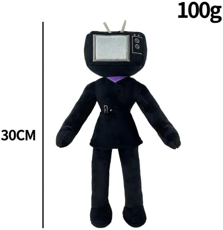Select „Skibidi Toilet Titan Clockman“ Atnaujinimas „Plushie Titan Compute Man Drillman“ Pliušinis Fotoaparatas_Avocado