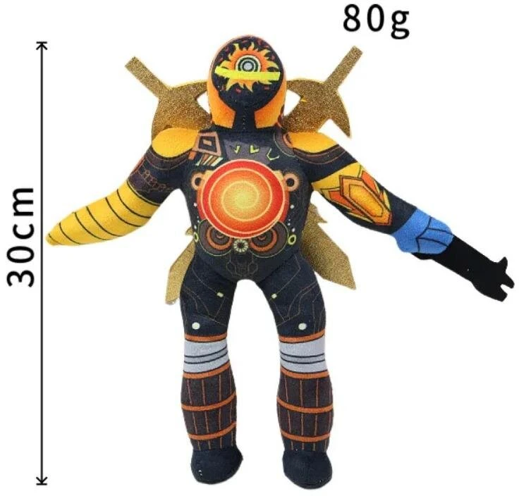 Select „Skibidi Toilet Titan Clockman“ Atnaujinimas „Plushie Titan Compute Man Drillman“ Pliušinis Fotoaparatas_Yellow