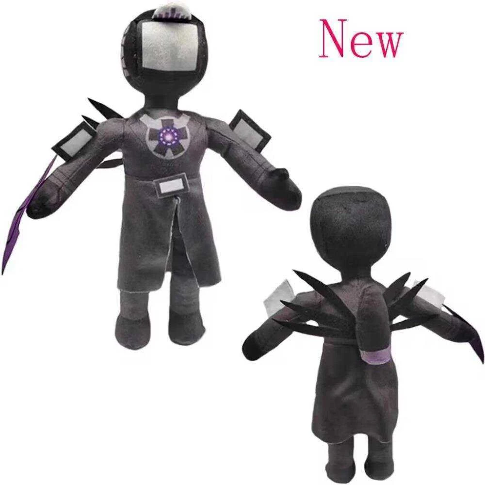 Select „Skibidi Toilet Titan Clockman“ Atnaujinimas „Plushie Titan Compute Man Drillman“ Pliušinis Fotoaparatas_Yellow