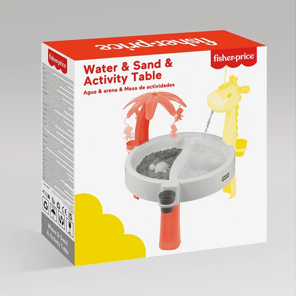 Smėlio ir vandens žaidimų stalas Dolu Fisher Price, 85 cm, 1848