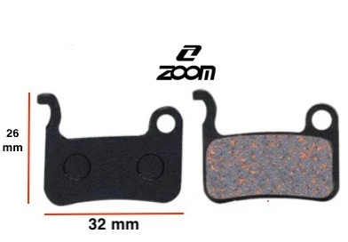 Stabdžių kaladėlės ZOOM X-TECH HB-100 2vnt.