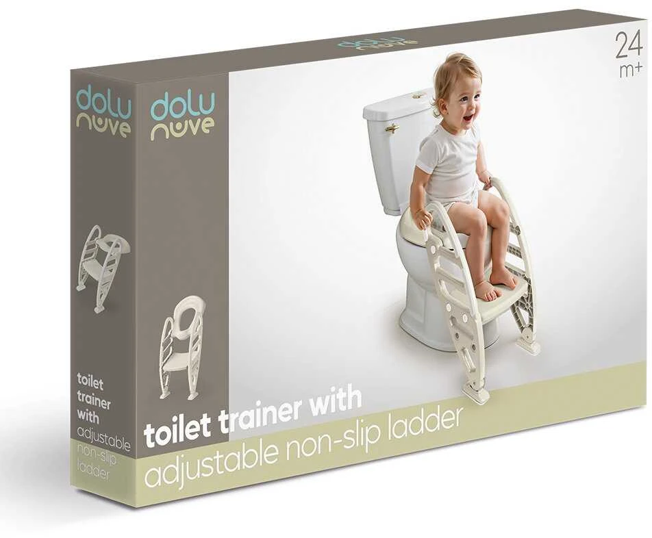 Sulankstomos neslystančios wc kopetėlės-tualeto sėdynė Dolu, smėlio sp., 7241