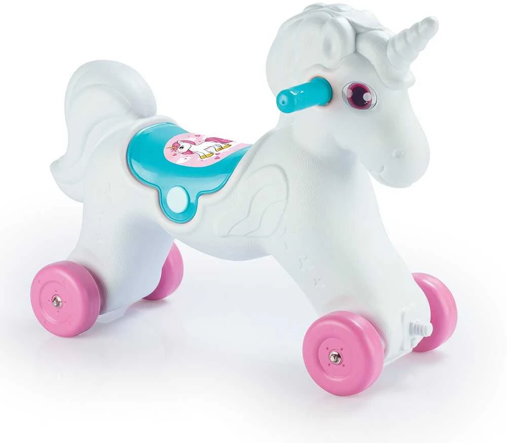 Supamas arkliukas su ratukais Dolu Unicorn 2in1, 2509