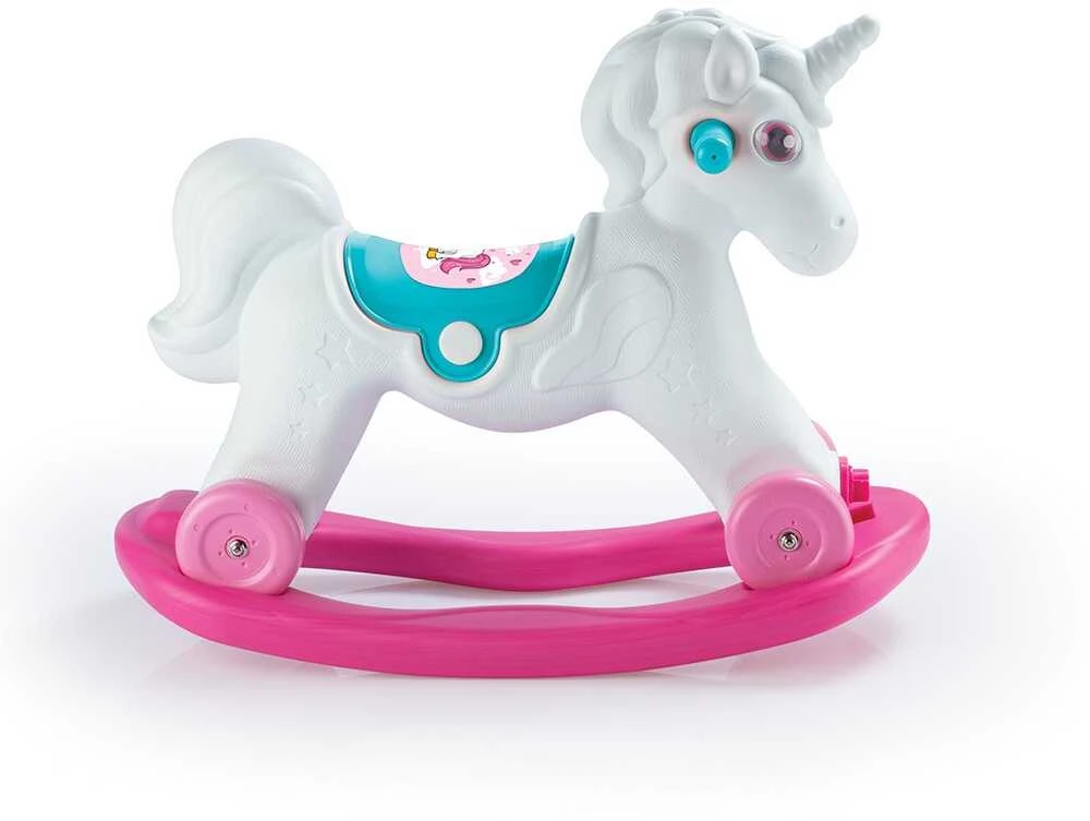 Supamas arkliukas su ratukais Dolu Unicorn 2in1, 2509