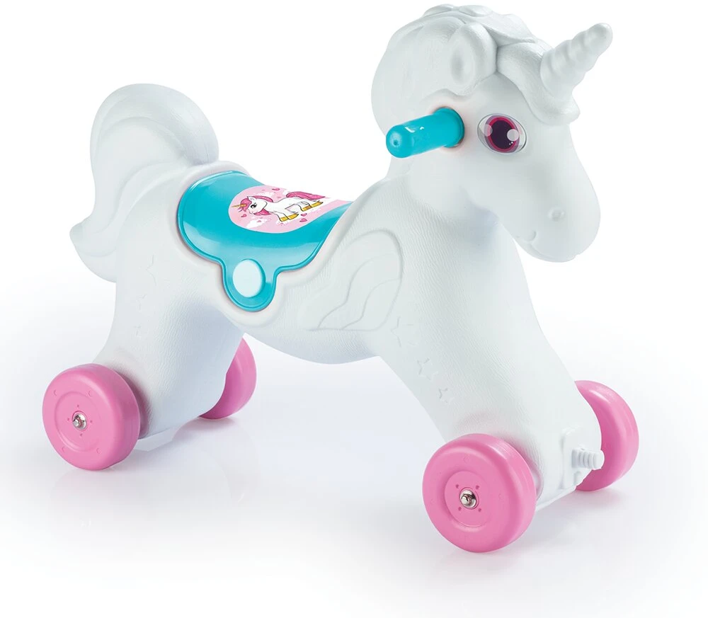 Supamas arkliukas su ratukais Dolu Unicorn 2in1, 2509