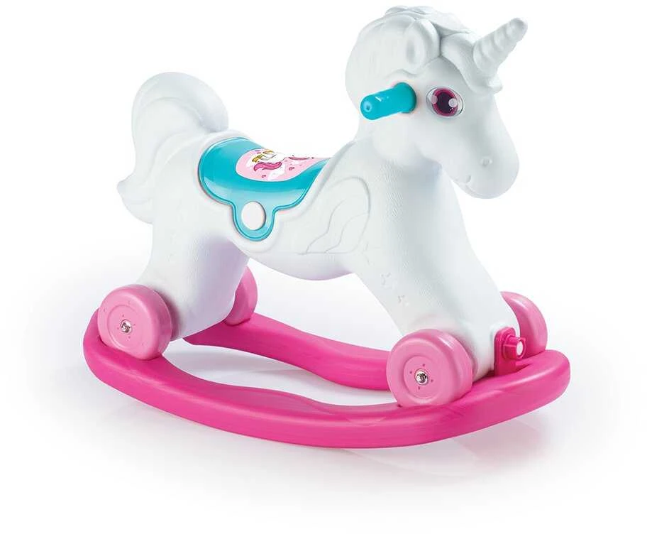 Supamas arkliukas su ratukais Dolu Unicorn 2in1, 2509
