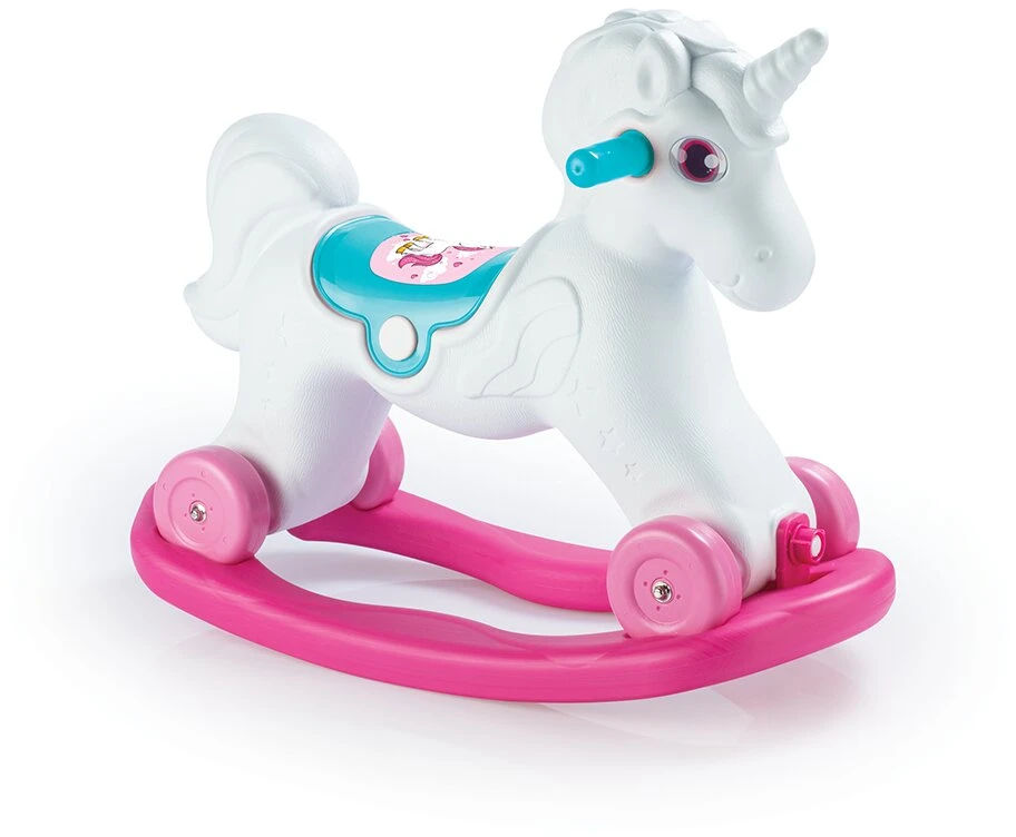 Supamas arkliukas su ratukais Dolu Unicorn 2in1, 2509