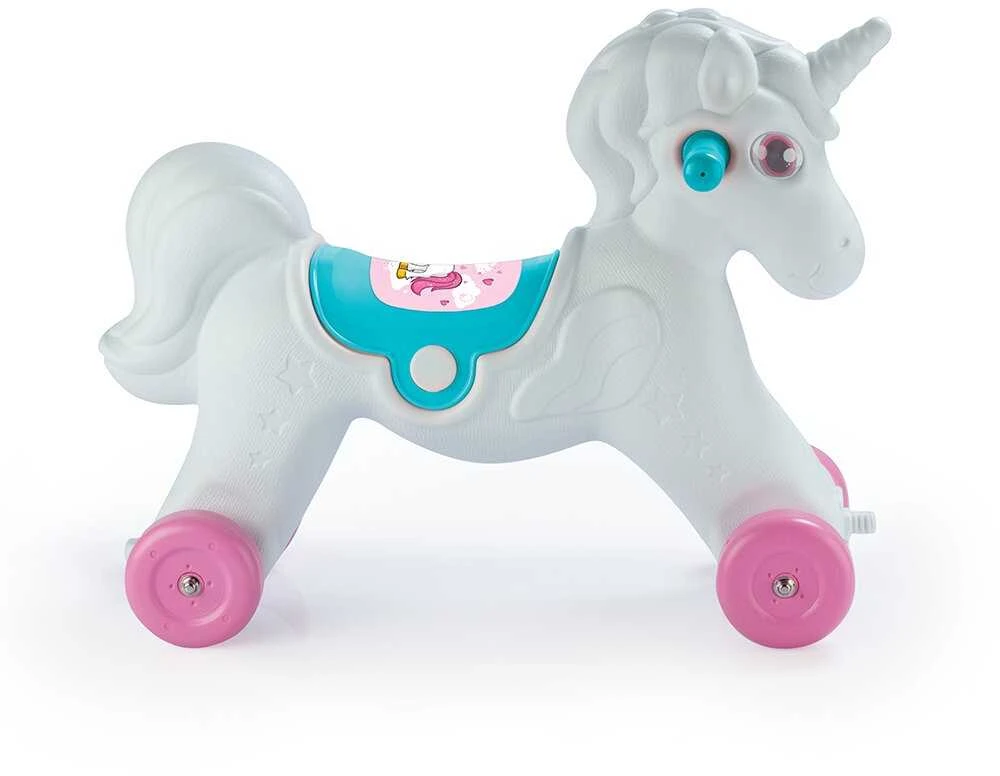Supamas arkliukas su ratukais Dolu Unicorn 2in1, 2509