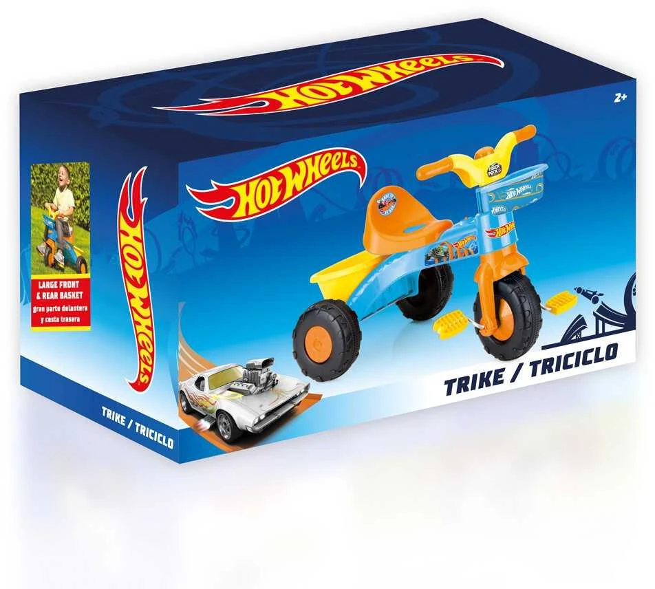 Triratis su garso signalu ir dviem krepšeliais Dolu Hot Wheels, 2306