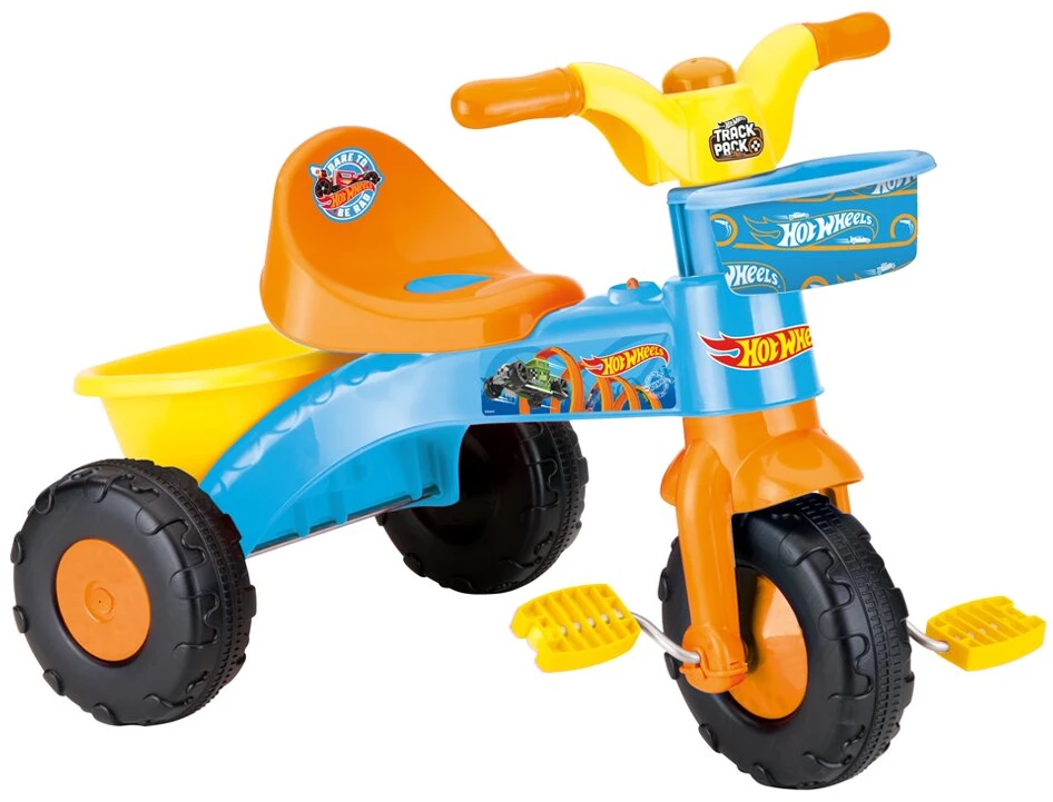 Triratis su garso signalu ir dviem krepšeliais Dolu Hot Wheels, 2306