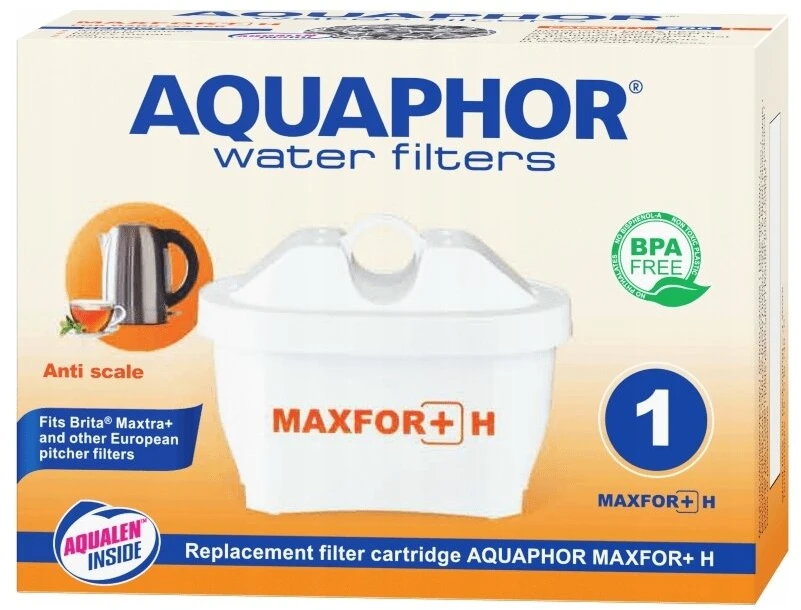 Vandens filtrai Aquaphor Maxfor+ H kietam vandeniui, 6 vnt