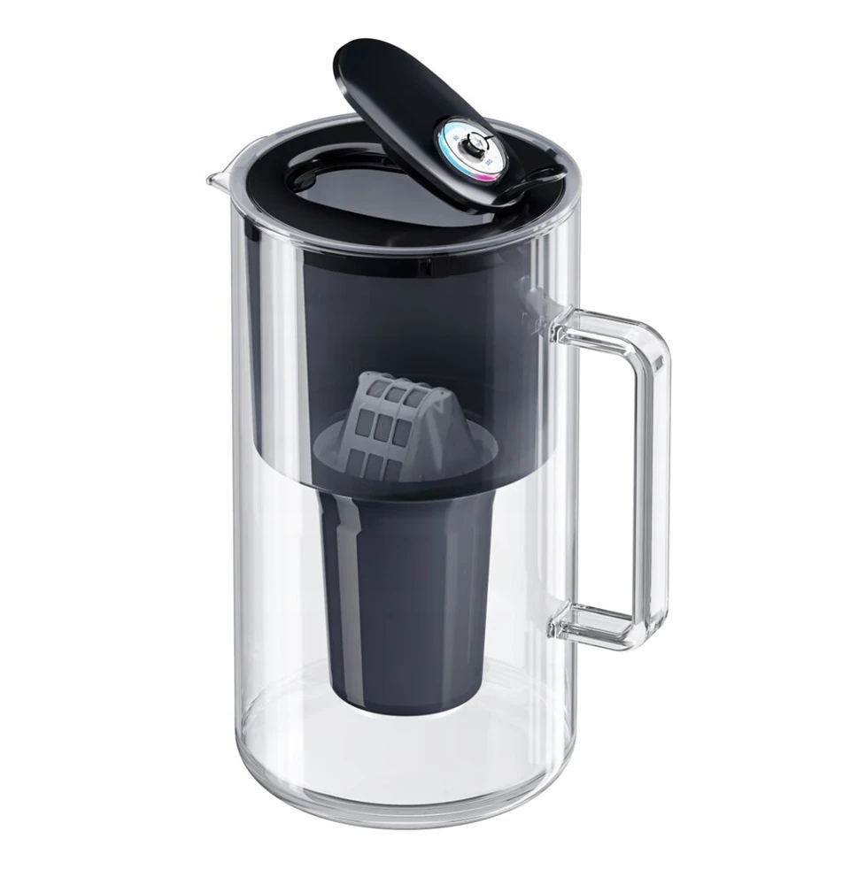 Vandens filtro ąsotis Aquaphor Nord A5 H Juodas Glass filter jug, juodas