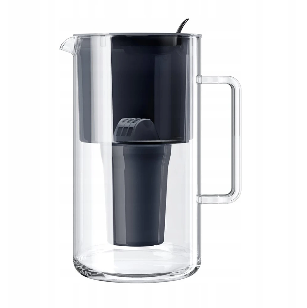 Vandens filtro ąsotis Aquaphor Nord A5 H Juodas Glass filter jug, juodas