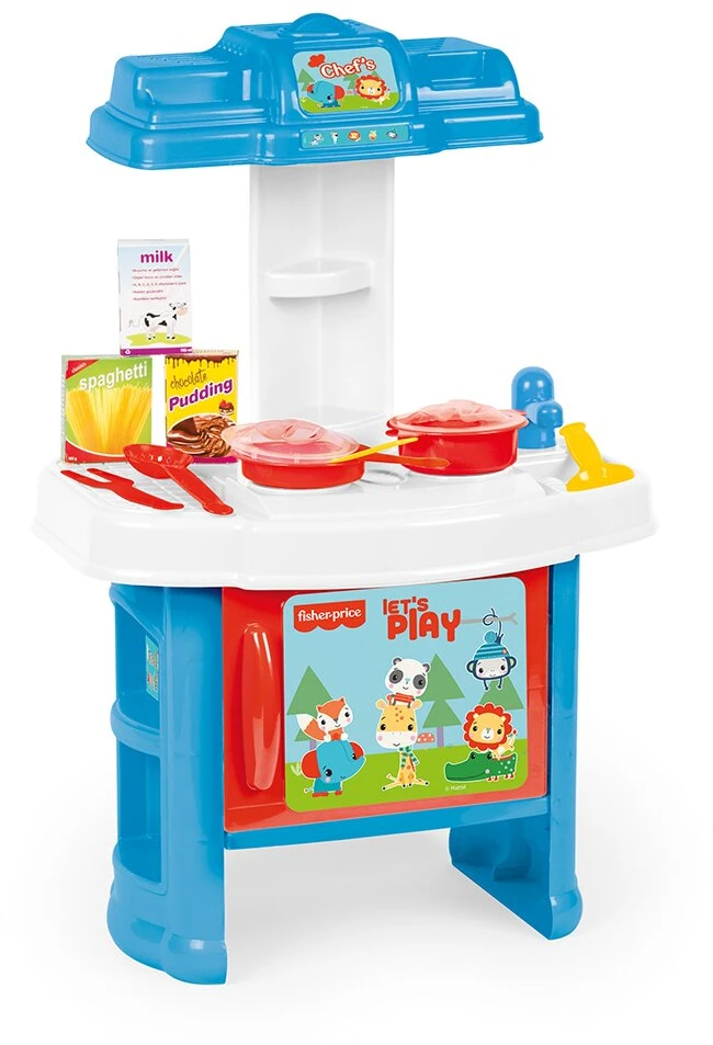 Virtuvėlė 64 cm Dolu Fisher Price, su 19 priedų, 1820