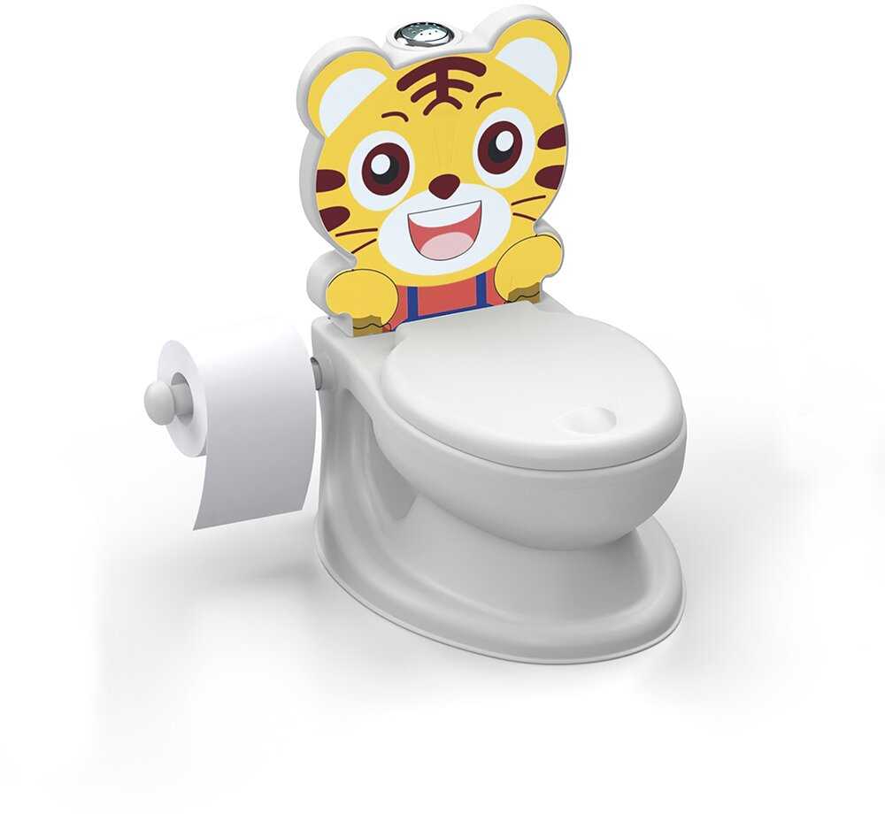 Wc puodukas tigras Dolu su šviesomis ir garsais, su išimamu dubeniu, 7239