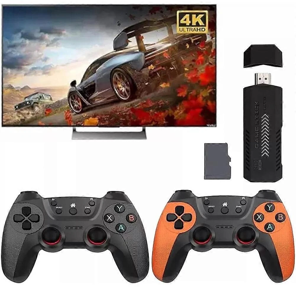 X2 Ultra Video Game Stick konsolė arba tik 2,4 g dvigubas belaidis valdiklis 4k HD30000 žaidimai 128 g retro žaidimai Kalėdų dovana 64 g x2uitra