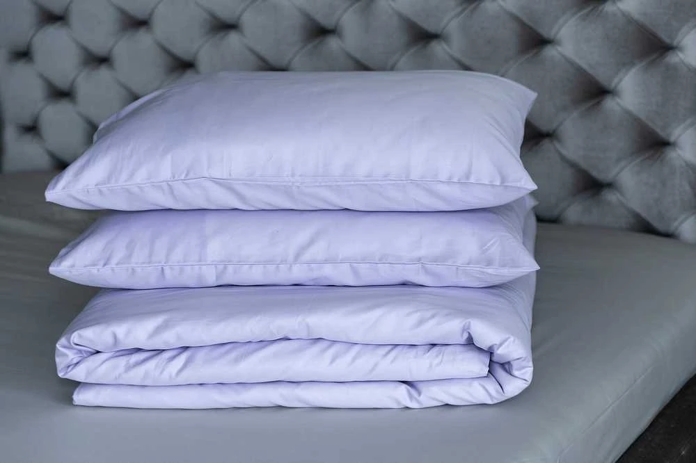 MIEGO GURU PREMIUM satino patalynės komplektas “Levander” (TC300) 180x200cm