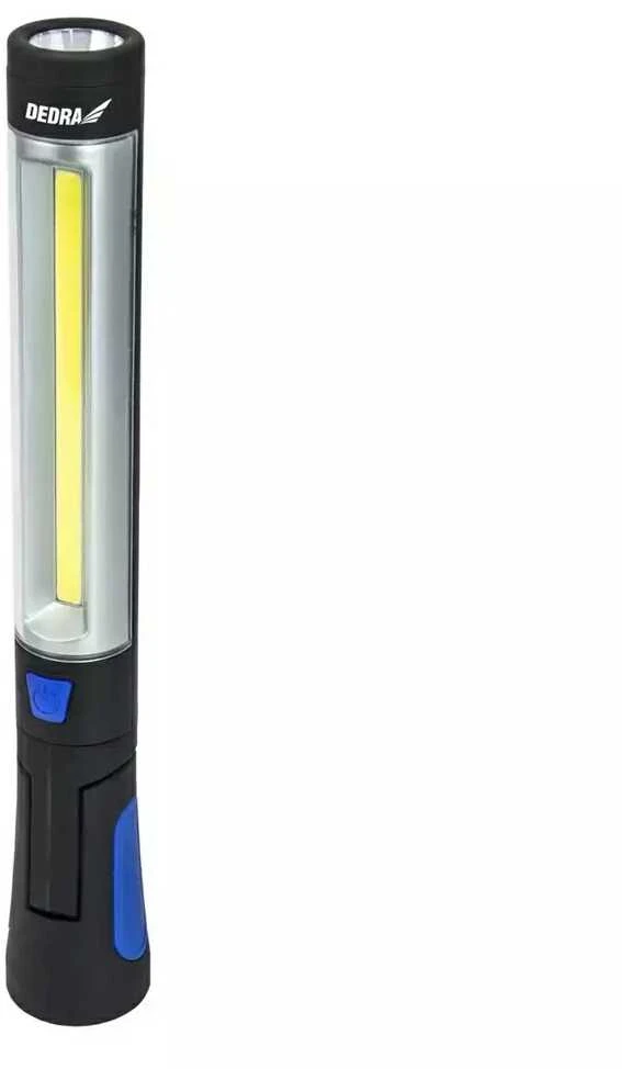 Dedra Akumuliatorinis proektorius 3W COB LED 3W LED ikroviklis USB 230V ir 12V