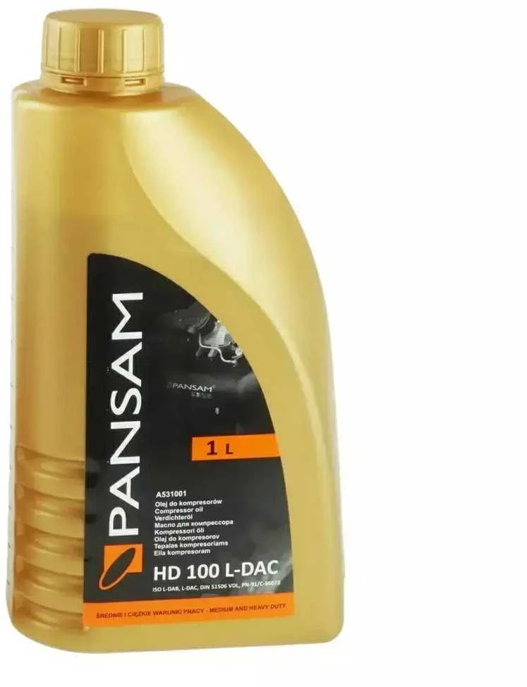 Olej Pansam kompresorių alyva Pansam HD-100 L-DAC 1L (A531001)