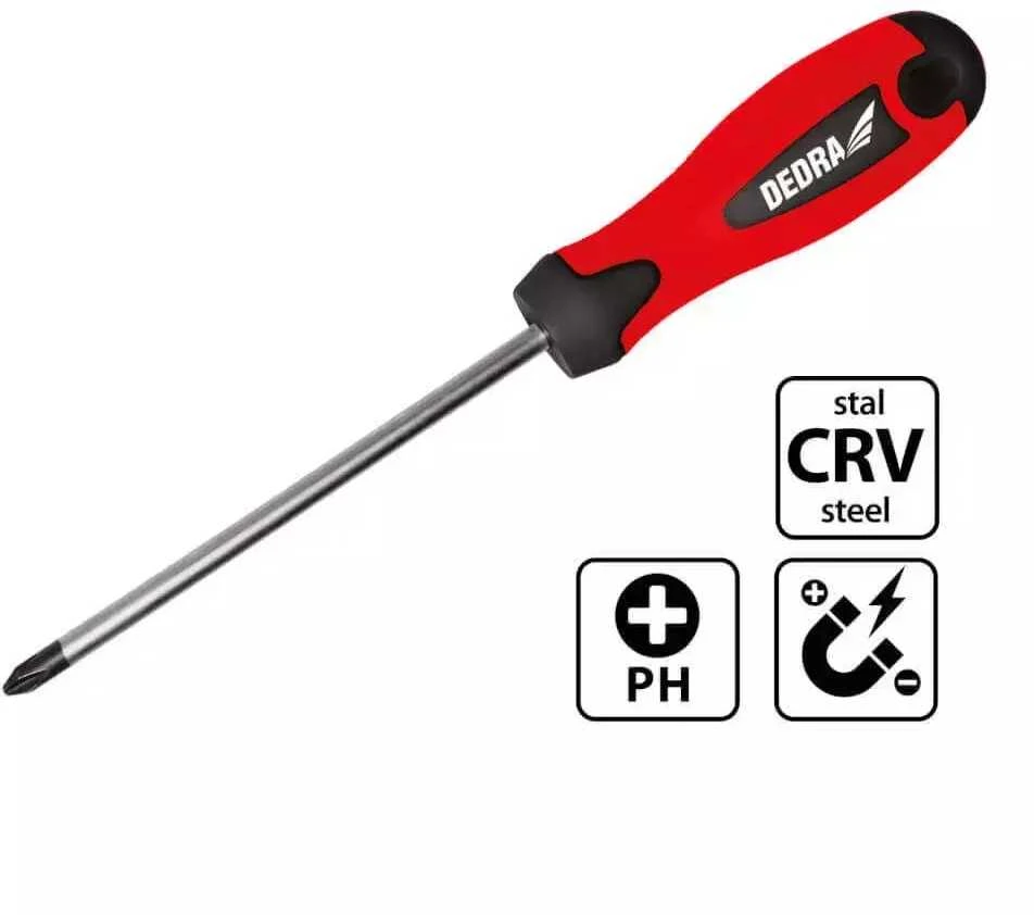 Dedra Atsuktuvas kryminis Philips PH1x100mm CrV