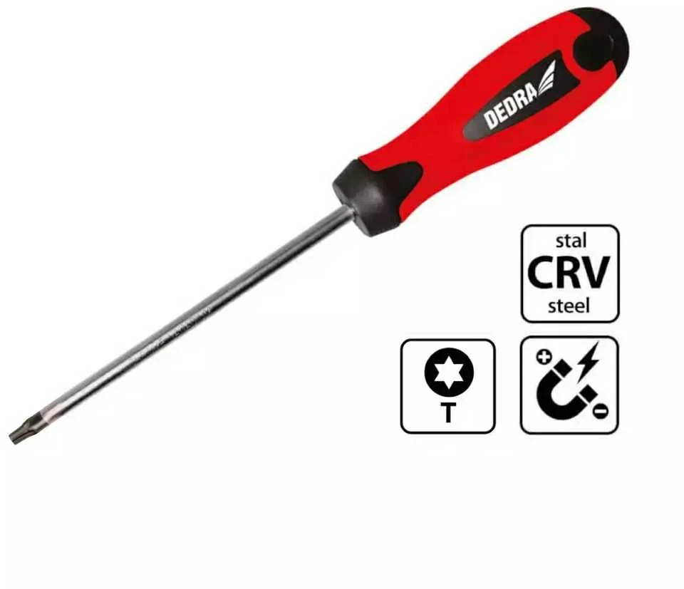 Dedra Atsuktuvas Torx T30x100mm CrV