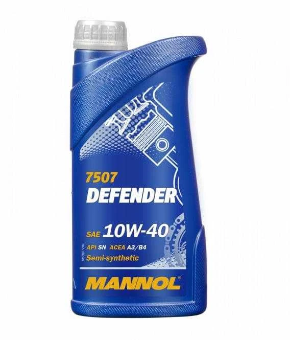 Automobilio variklio tepalas Mannol Defender, 10W-40, 1 l