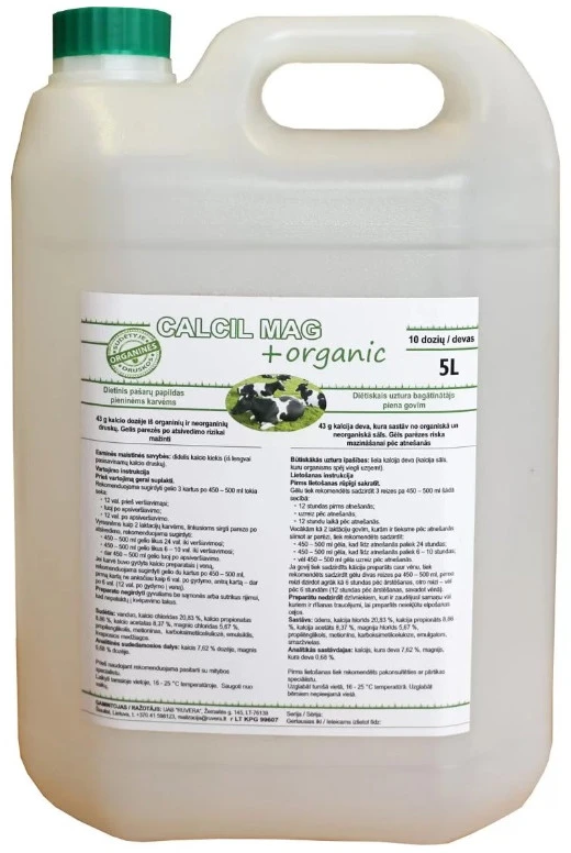 CALCIL MAG+ORGANIC,5L