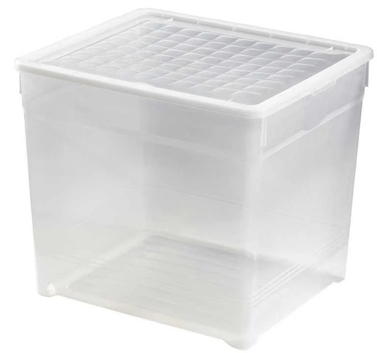 Daiktadėžė CURVER, 33 l, skaidri, 39,5×34×34,3 cm