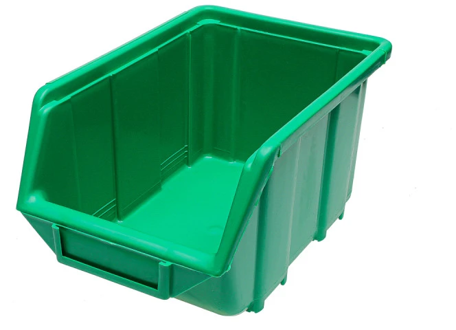 Pojemnik Dėžė Patrol EKO iš PVC | vidutinė, žalia, (25 x 16 x 13 cm)